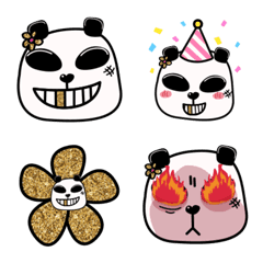 [LINE絵文字] PANDA BLINK BLINKの画像