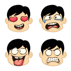 [LINE絵文字] Uncle Blankon Emojiの画像