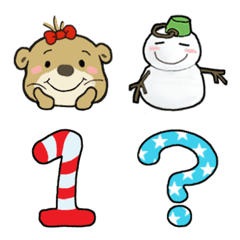 ブーブーという小さいヒグマの絵文字メイン画像