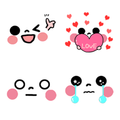 可愛い顔文字【絵文字】の絵文字メイン画像
