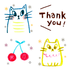.°＊ねこさんの北欧風 絵文字♪＊°.の絵文字メイン画像