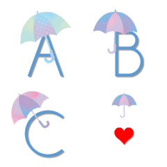 [LINE絵文字] Umbrella Emojiの画像