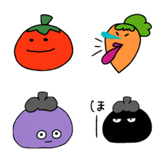 [LINE絵文字] 野菜日和の画像
