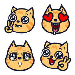 Smoldering cat #1の絵文字メイン画像