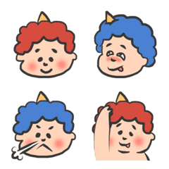 鬼さん絵文字の絵文字メイン画像