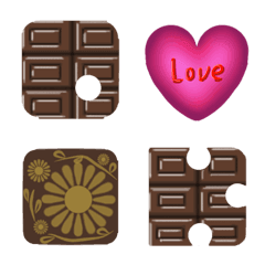 [LINE絵文字] チョコ！チョコ！！チョコレート！！！の画像