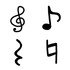 [LINE絵文字] 音楽記号の画像