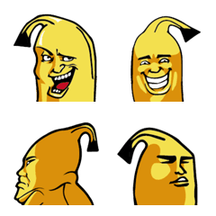 [LINE絵文字] Banana Face dayの画像