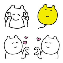 ニコニコ ゆるーいクマの絵文字メイン画像