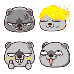 gangster bear-Adi Emojiの絵文字メイン画像