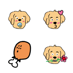 [LINE絵文字] Labrador faceの画像