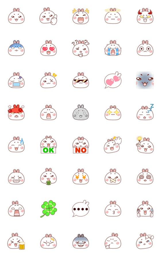 [LINE絵文字]Bunster-moji！の画像一覧