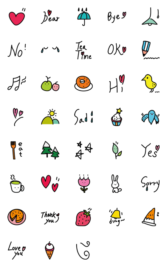 [LINE絵文字]TEA TIMEの画像一覧