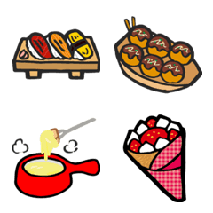 [LINE絵文字] 料理、食べ物の画像