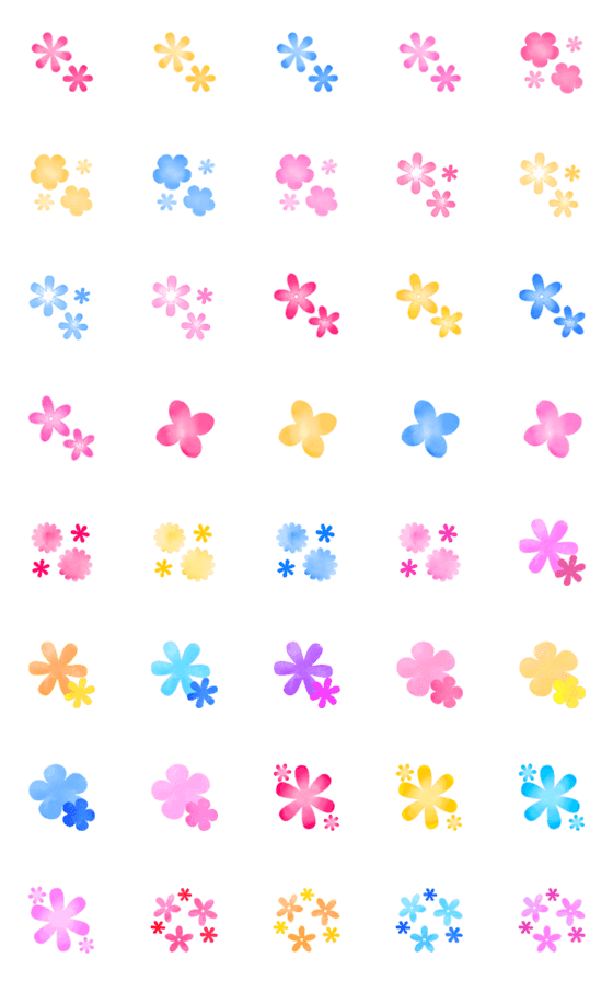 [LINE絵文字]かわいいお花の絵文字5の画像一覧
