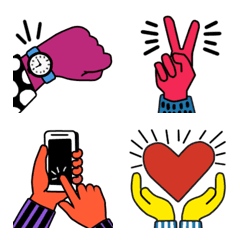 [LINE絵文字] POPでSTYLISHなEMOJI2の画像