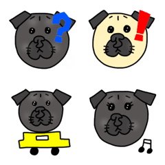 パグりんちゃんの生活の絵文字メイン画像