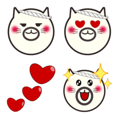 [LINE絵文字] 玉ねこ de 絵文字の画像