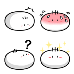 [LINE絵文字] I was Mochi Emojiの画像
