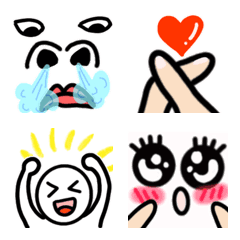 [LINE絵文字] creative big emojiの画像