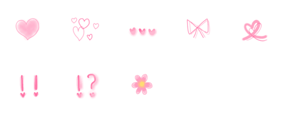 [LINE絵文字]ゆるかわ大人女子絵文字ピンクシリーズの画像一覧