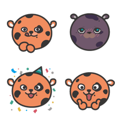 [LINE絵文字] Wild Animals - Leopard Paw Baoの画像