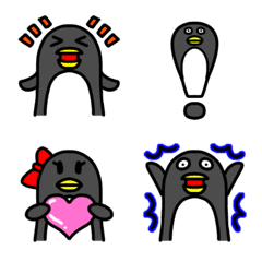 [LINE絵文字] シンプル ペンギン絵文字の画像