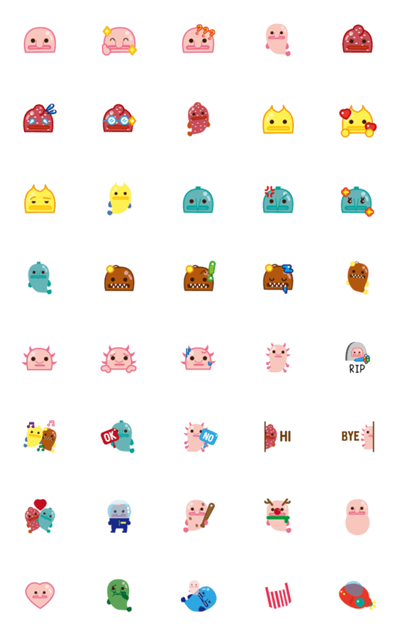 [LINE絵文字]Deep sea fish tripの画像一覧