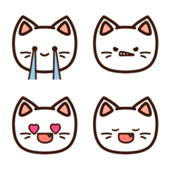 [LINE絵文字] CUTE CAT SHIROの画像