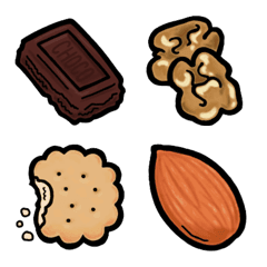 食べ物 絵文字 《 はらぺこ食材2 》の絵文字メイン画像