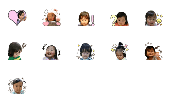 [LINE絵文字]girl.emojiの画像一覧