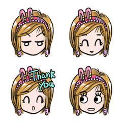 [LINE絵文字] Amei's daily expression stickersの画像