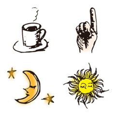 アンティーク絵文字NO.1の絵文字メイン画像