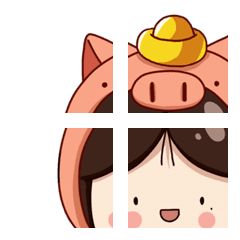 [LINE絵文字] Happy new year Wan-jun emojiの画像