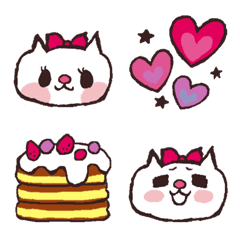 ★大人かわいいねこの絵文字★の絵文字メイン画像