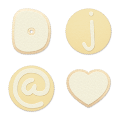 [LINE絵文字] Cream Cookiesの画像