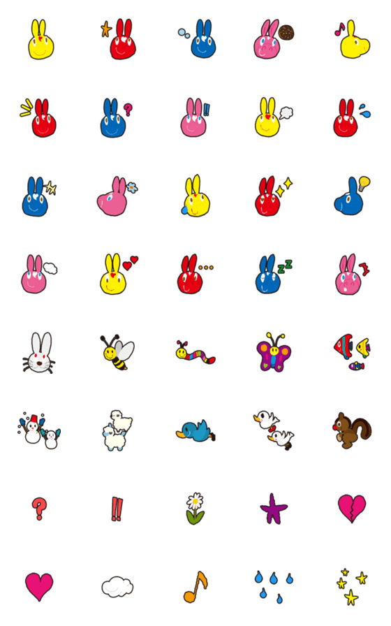 [LINE絵文字]RODY 絵文字の画像一覧