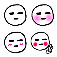 [LINE絵文字] porker_face_emojiの画像