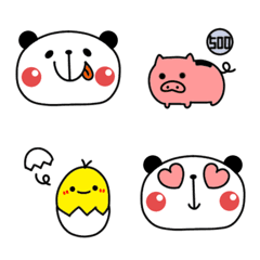 [LINE絵文字] ただ、ぱんだ。の画像