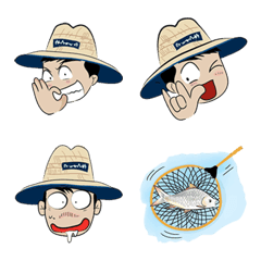[LINE絵文字] Fishing Boyの画像