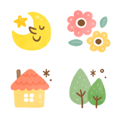 毎日使える♡北欧パステルの絵文字メイン画像