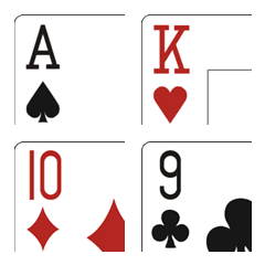[LINE絵文字] ポーカートランプ ハイカードの画像