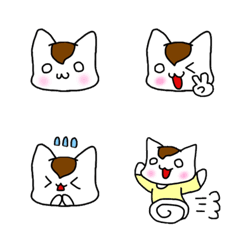 [LINE絵文字] ねこあかちゃんのちーよのえもじの画像