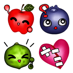 [LINE絵文字] Fruit faceの画像