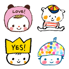 カワイイKIDSの絵文字の絵文字メイン画像
