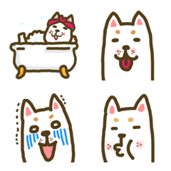 [LINE絵文字] 犬さん絵文字の画像