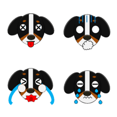 [LINE絵文字] まろいぬの絵文字＜哀＞の画像