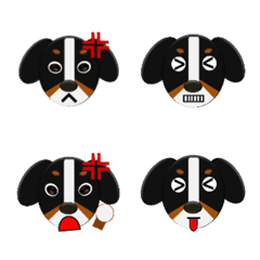 [LINE絵文字] まろいぬの絵文字＜怒＞の画像