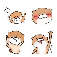 かわうそちゃん①の絵文字メイン画像