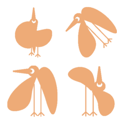 Bird (brown)の絵文字メイン画像
